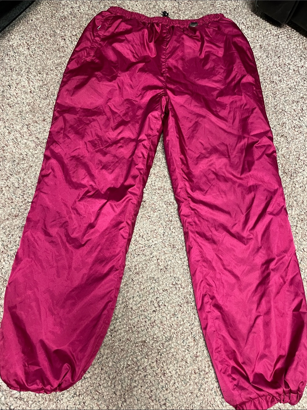 Vintage 80s fuschia sun ice Waterproof ski/snow Pants -excellent condition